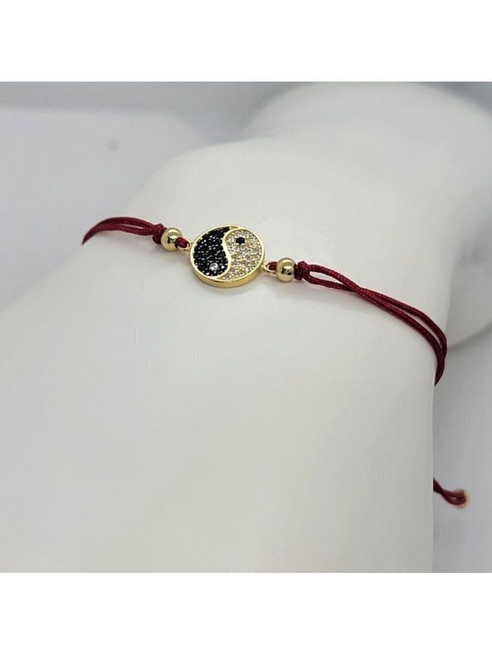 Balance Charm – Sterling Silver Yin Yang Bracelet